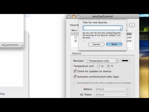 how to control fan speed on mac