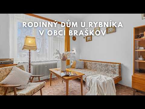 Video Rodinný dům u rybníka v klidné obci Braškov
