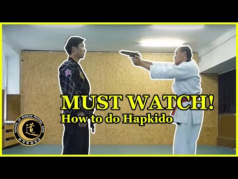 fantastic hapkido techniques (SKMA hapkido master Sung london) See video