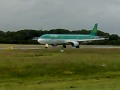 Aer Lingus taking off from cork airport