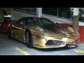 Gold Ferrari 430 Scuderia