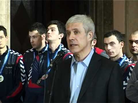 Борис Тадић - Пријем и за ватерполисте и рукометаше, освајаче медаља