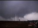 F3 TORNADO FORMING ON WALL CLOUD-IN CZECH REPUBLIC