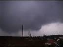 F3 TORNADO FORMING ON WALL CLOUD-IN CZECH REPUBLIC