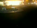 Car jumps over roundabout - car jump, cool, idiot, jump, lmao, roundabout, wtf