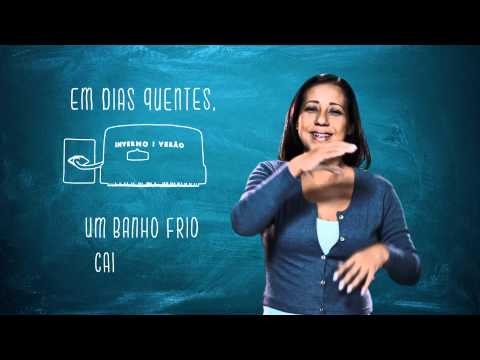 Campanha de Uso Racional de Energia - Libras - Chuveiro - Eletrobras Distribuição Rondônia Campanha de Uso Racional de Energia - Libras - Chuveiro - Eletrobras Distribuição Rondônia