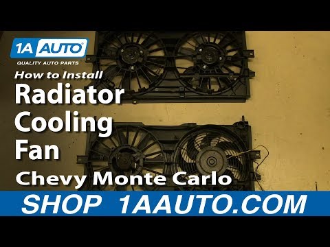 How To Install Replace Radiator Cooling Fan 2000-03 Chevy Monte Carlo