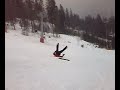 Kemal Ski fahrt Sturz Kemal Ski fahrt Sturz