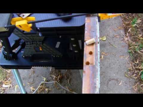how to fill hinge holes