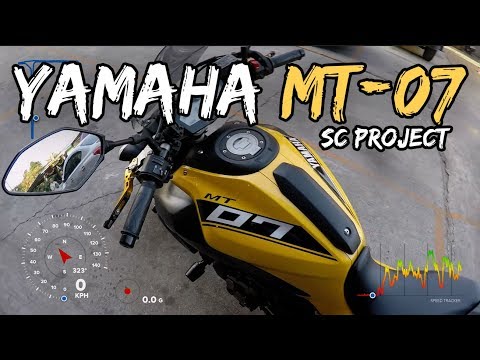 ลองขี่ Yamaha MT07 ท่อ SC-Project กล้วยหอมจอมซน