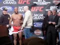 UFC92 Weigh in, Silva and Jackson - STARE DOWN AND PUSH UFC92 Weigh in, Silva and Jackson - STARE DOWN AND PUSH