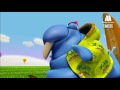 aprender ingles para niños: los números- dibujos infantiles zumbers - tortuga