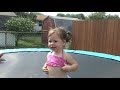 Roz on the trampoline