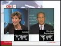 peter continues his ongoing rant against stimulus packages, bailouts and increased government debt. peter goes on to say, once again, that saving is the prudent action at this time, continued spending will result in the propping up of these failing companies.

cnn claims to lose the signal and the interview ends prematurely.

http://sharewave.org