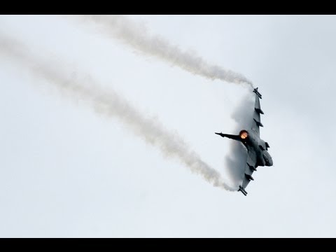 RIAT 2013 Amazing Swedish Saab JAS-39C Gripen Display at Fairford RAF Airshow