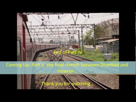 Howrah Rajdhani - Some high speed passage through Jharkhand courtesy a terrific show of speed from the Howrah Rajdhani Express! The Koderma-Dhanbad section cuts through the st...