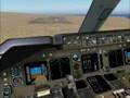 FS9 Boeing 747 PMDG Crosswind Landing