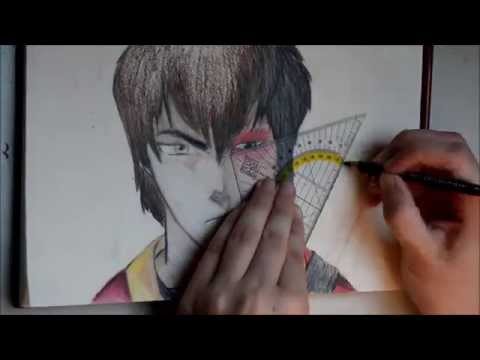 how to draw zuko step by step