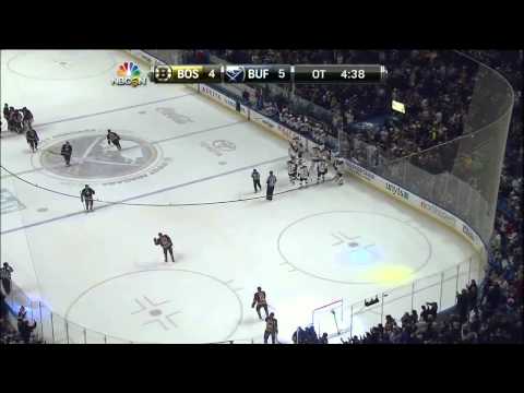 Matt D'Agostini Breakaway Overtime Goal Sabres Vs Bruins