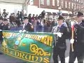 the washington dcfd emerald society pipes and drums in the alexandria city st. patricks day parade march 3,2007