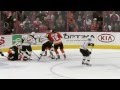 Bruins/Flyers 3 high hits, Horton injured 1/22/12