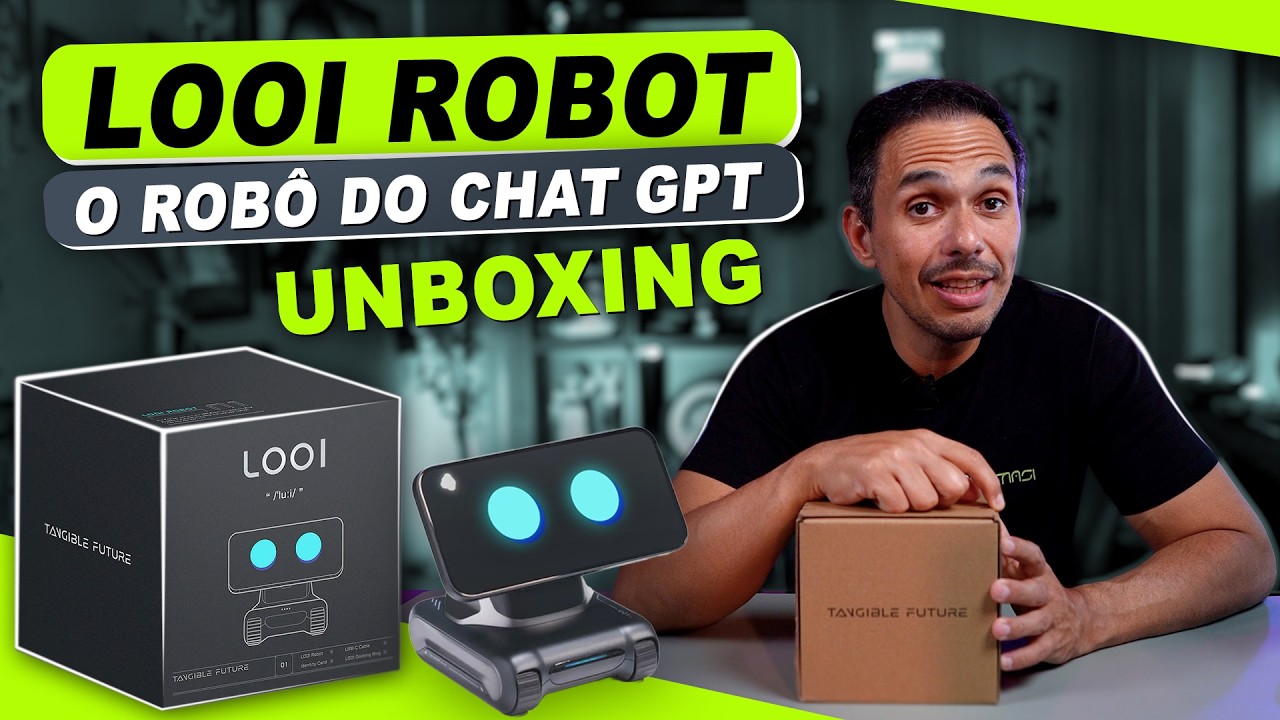 Unboxing do LOOI o Robô do Chat GPT! #macmasi #looirobot #chatgpt
