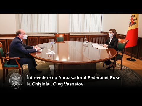 Șefa statului a discutat cu Ambasadorul Federației Ruse în țara noastră