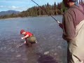 Skeena River Guided Flyfishing Coho & Sockeye DOUBLE-HEADER