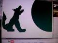 how to draw howling wolf