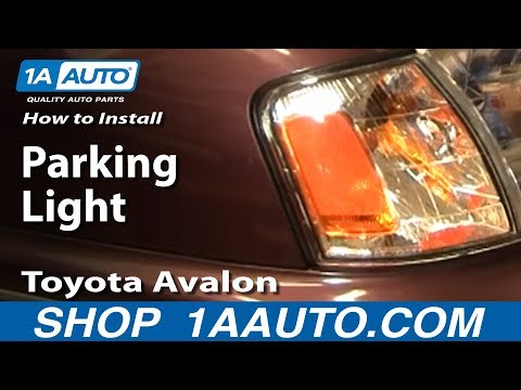 How To Install Replace Parking Light Toyota Avalon 98-99 1AAuto.com