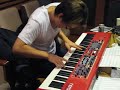 Timeless Fusion Party (T.F.PARTY)專輯錄製中 小呂 RHODES SOLO take 3
