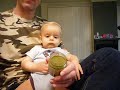 11-month-old Baby Having Dinner