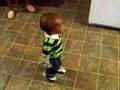 Baby Marquis doing the superman