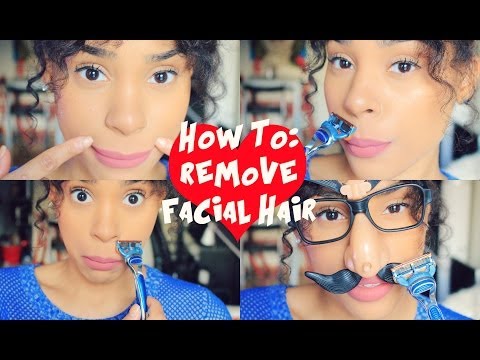 how to remove upper lip hair