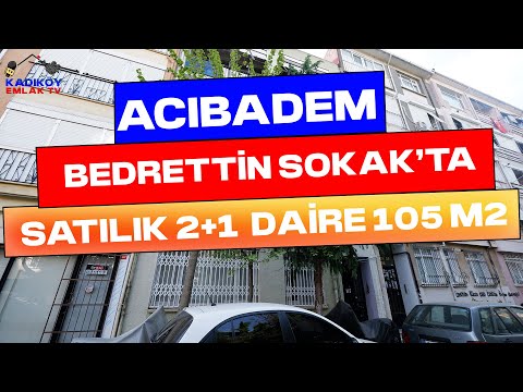 Acıbadem Bedrettin Sokak'ta Satılık 2+1 Daire 105 m2