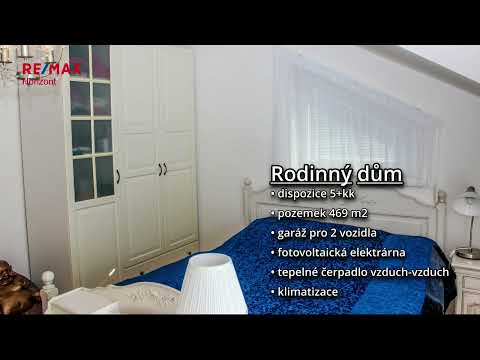 Video Prodej, rodinný dům, 5+KK, 271 m2, pozemek 469 m2, Průhonice – Praha západ.