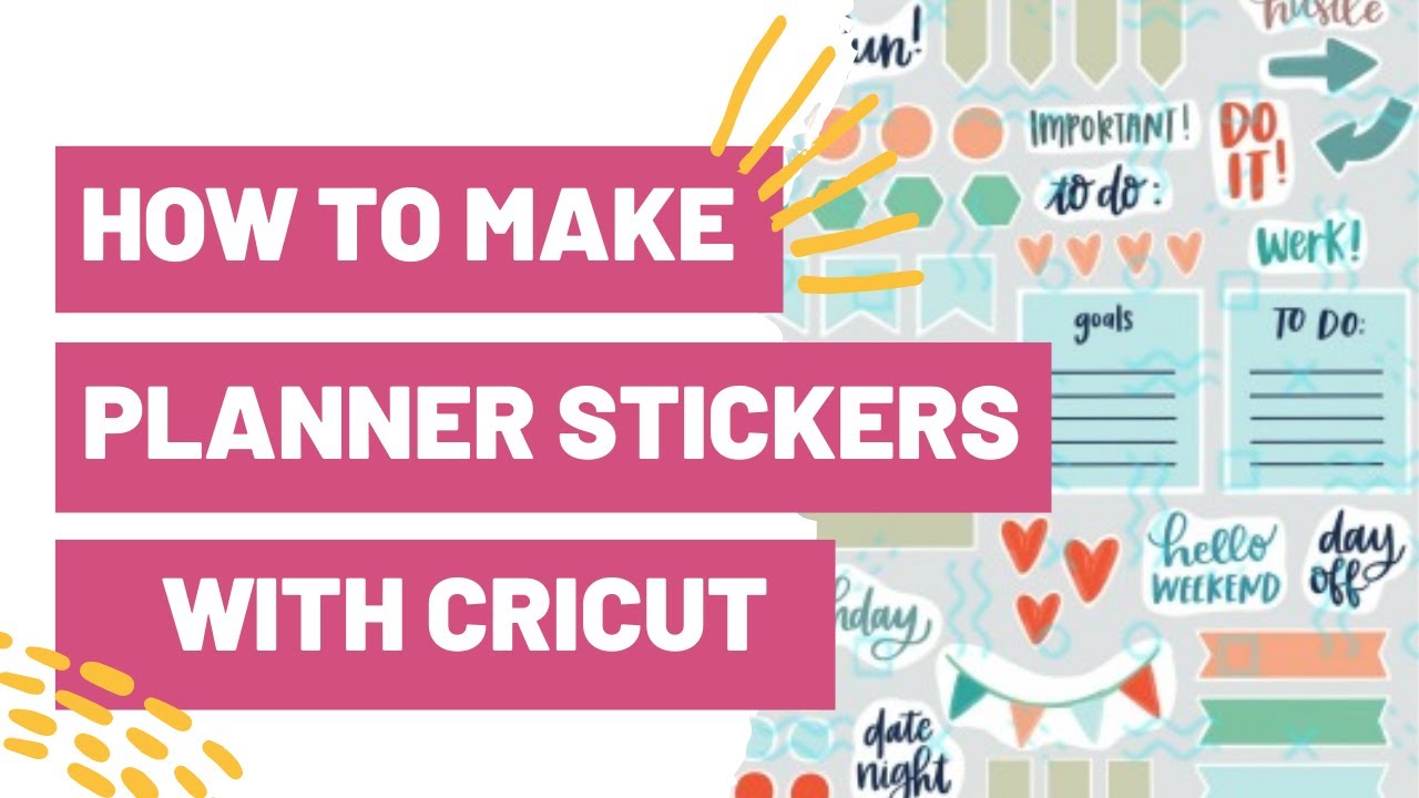 How To Make Planner Stickers With Your Cricut Makers Gonna Learn