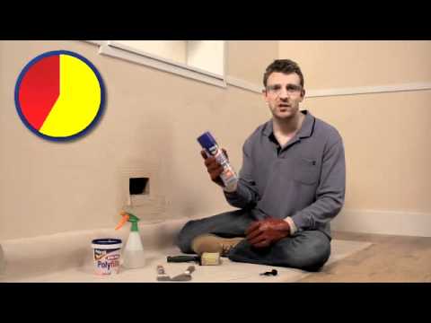 how to patch deep holes in drywall
