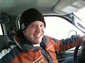 Iowa 80 snow storm pull out a car