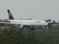 Lufthansa A333 departs YUL on runway 24L