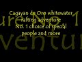 Rafting Adventure Philippines Jingle
