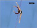 Gymnast in the video: Cheng Fei,...