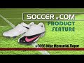 Nike Mercurial Vapor V FG - White/Pink Flash/Black/Metallic Silver Firm Ground Soccer Shoes