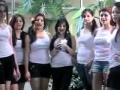 Foreign girls singing Pakistan National Anthem