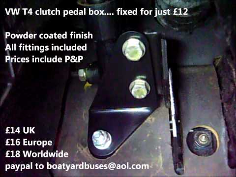 how to fit vw t4 gear linkage bushes