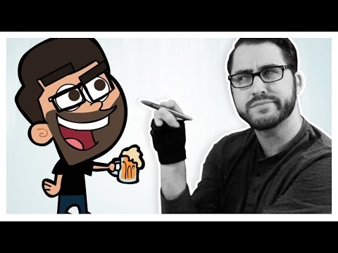 Drawing Myself in 5 Animated Styles