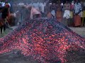 Sri Vishnumoorthy Bhootha(Theyyam) at Agalpady Padippure performing 