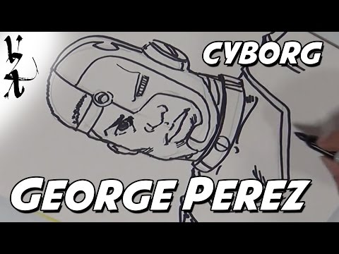 how to draw cyborg