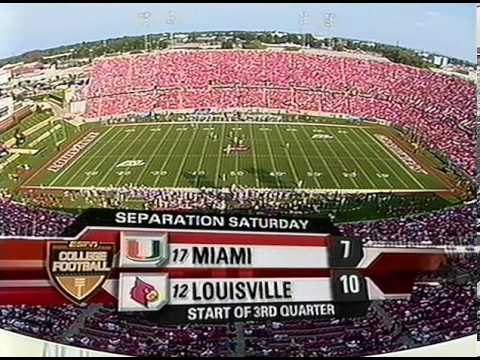 2006 Football - #12 Louisville vs #17 Miami - Full Game