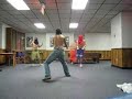 Stafford Hall Pool Cue Jousting - WTAMU Band Camp 2007
